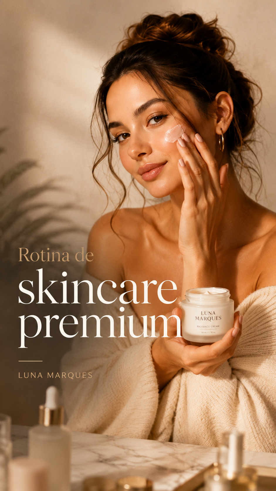 Rotina de skincare premium