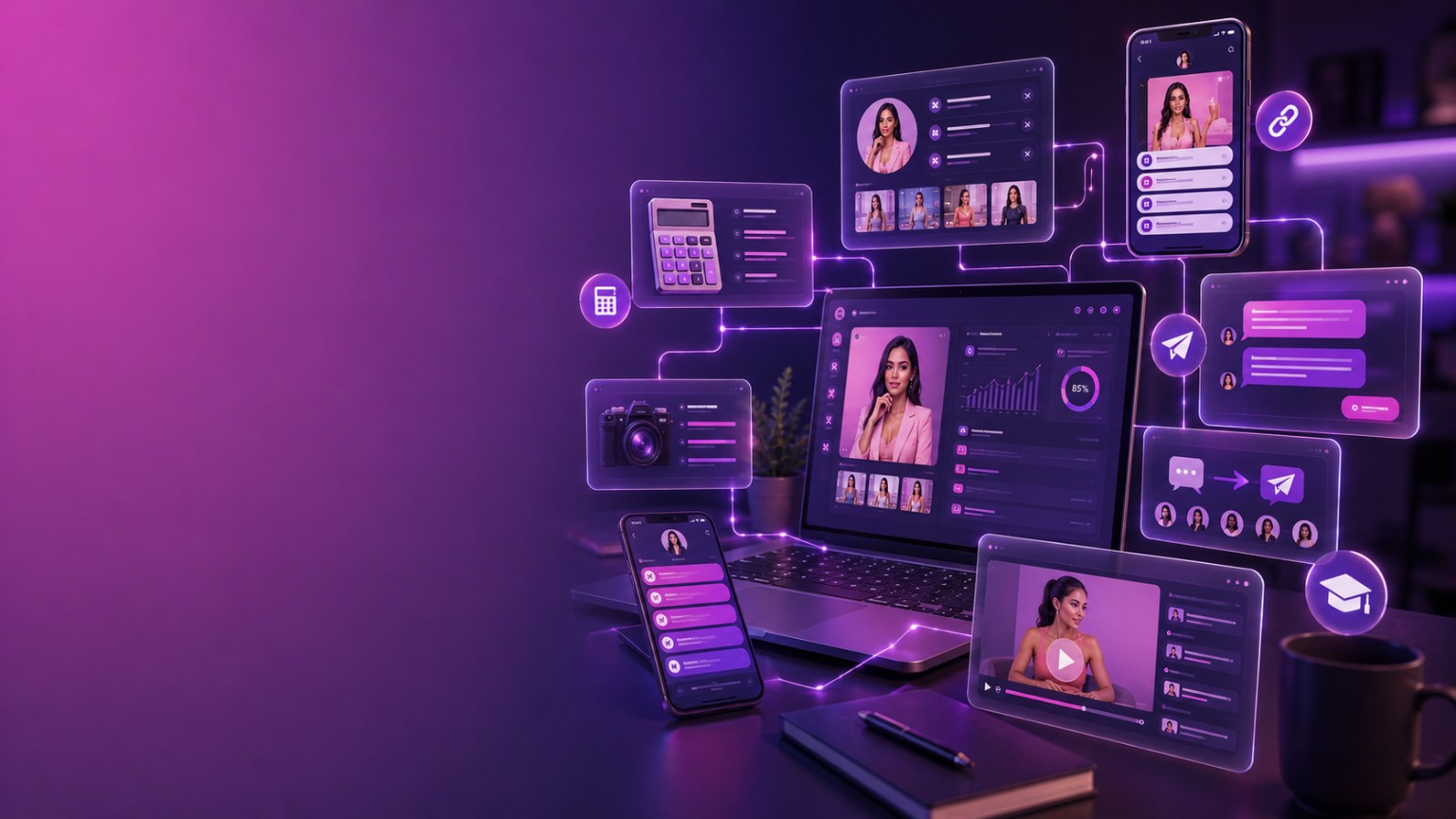Conjunto de ferramentas públicas da Influencer Brasil para creators