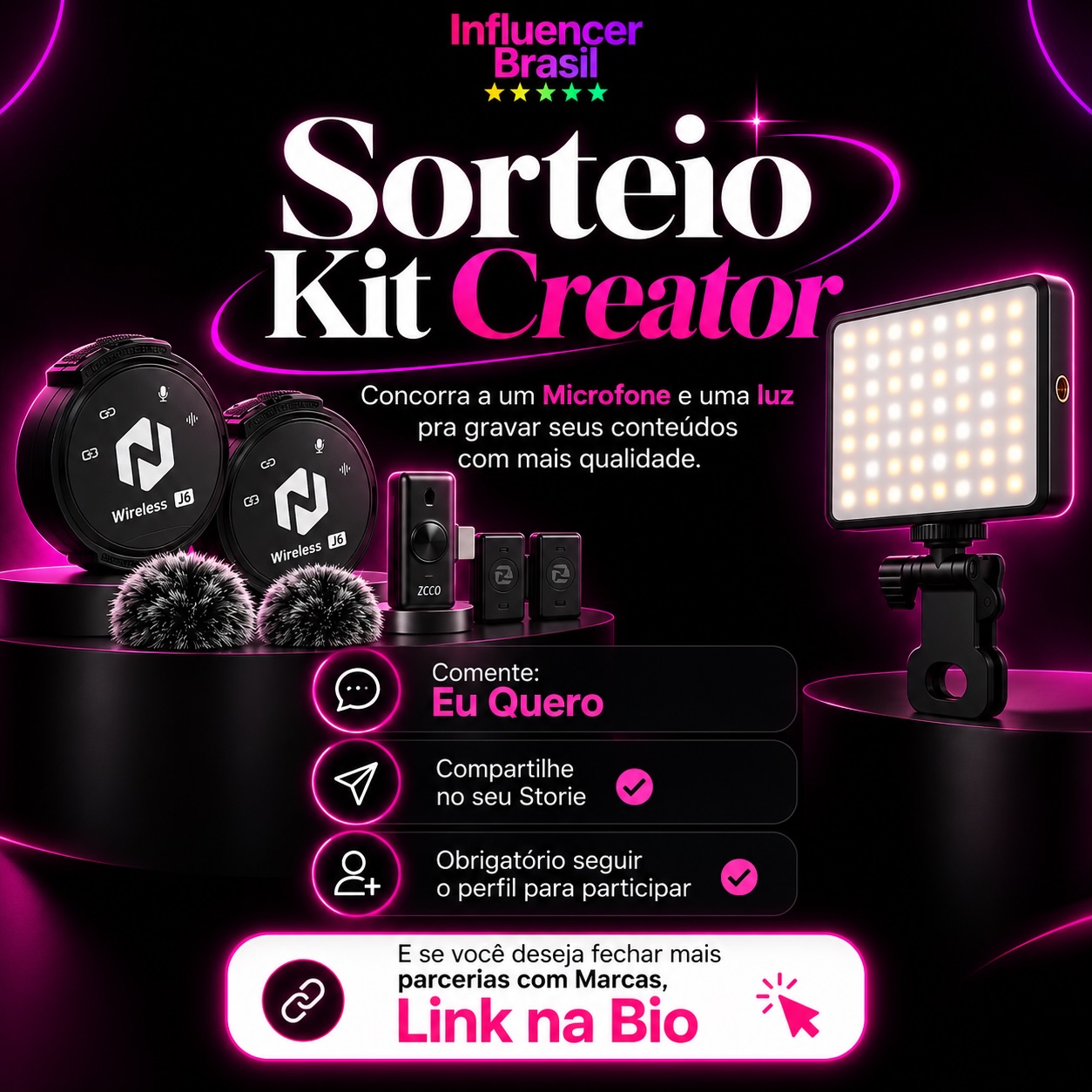 Obrigatório seguir as 3 regras para participar: 🤩

Comentar “Eu Quero” ✅
Compartilhar no seu Storie ✅
E s...