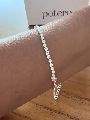 Peça linda da Potere, banhada a prata 925, hipoalergenica🩶 #lifestyle #pulseras #pravoce #potere