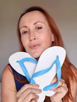 Tem coisas que a gente não precisa nem ver por inteiro pra reconhecer…  Foi só aparecer aquele azulzinho e pronto...
